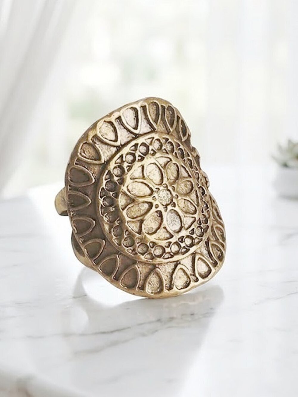 *Clearance*  Aztec Ring (Size 5.5)
